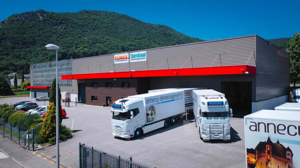 PHOTO DES LOCAUX DE LA SOCIÉTÉ ANNECY DÉMÉNAGEMENTS