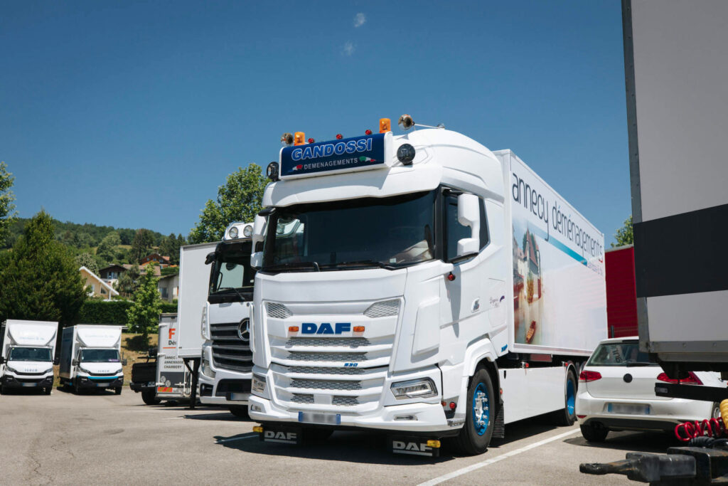 PHOTO D'UN CAMION DE DÉMÉNAGEMENT - ANNECY DÉMÉNAGEMENTS GANDOSSI & FILS